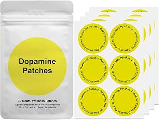 Dopamine Patches 30 Vegan Mood Support Patches for Daily Use