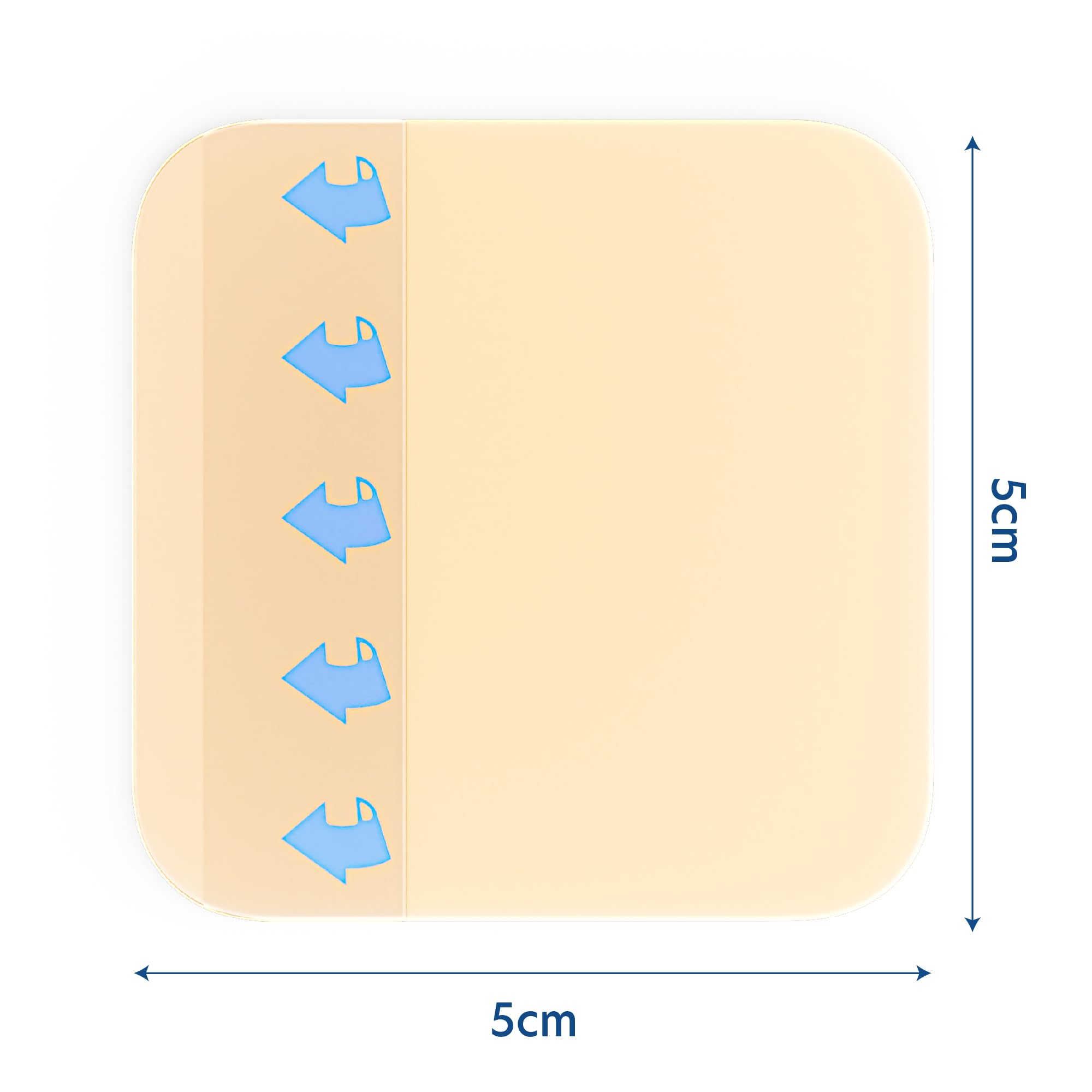 Cutiderm Extra Thin Hydrocolloid Dressings 5 x 5 cm - Pack of 10