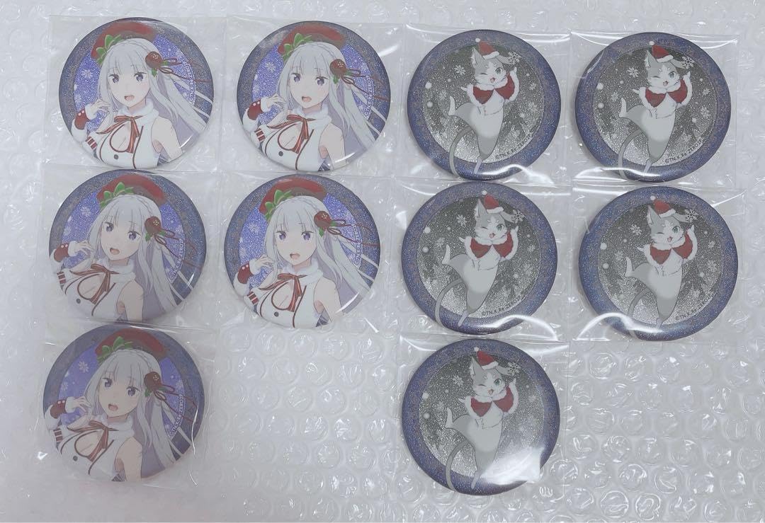 リゼロ エミリア パック クリスマス 缶バッジ 30個 GOODS | 『Re:ゼロ