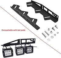 Vista 3 de Soportes de montaje de ubicación de luces antiniebla para parachoques delantero oculto triple compatible con Ford Raptor 2017-2020