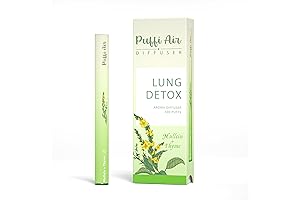 Lung Detox Aroma Diffuser: Nicotine-Free Lung Cleanser for Enhanced Respiratory & Immune Support