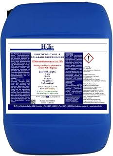 Photovoltaik- und Solaranlagenreiniger Konzentrat 10,1 Liter mit Lotusblüteneffekt Effizienzsteigerung ca. 10%, Photovoltaikanlagenreiniger, Solaranlagenreiniger