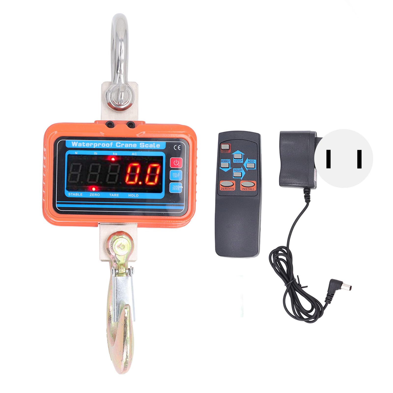 Amazon | BTC(に住む) デジタルクレーンスケール 3000KG 6600LB LED ディスプレイ高精度工業用吊り下げスケール  ワイヤレスリモート付き AC100‑240V | 吊りはかり | 産業・研究開発用品 通販