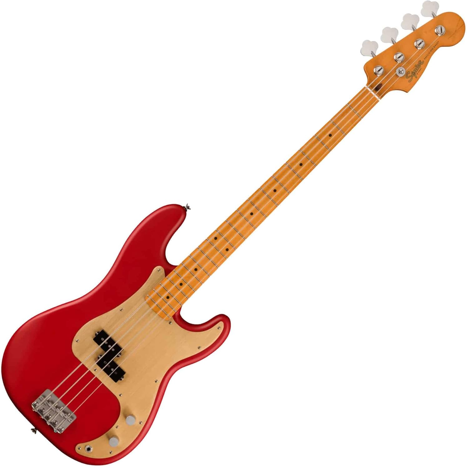 Squier 4 String Bass Guitar, Right, Dakota Red (379530554