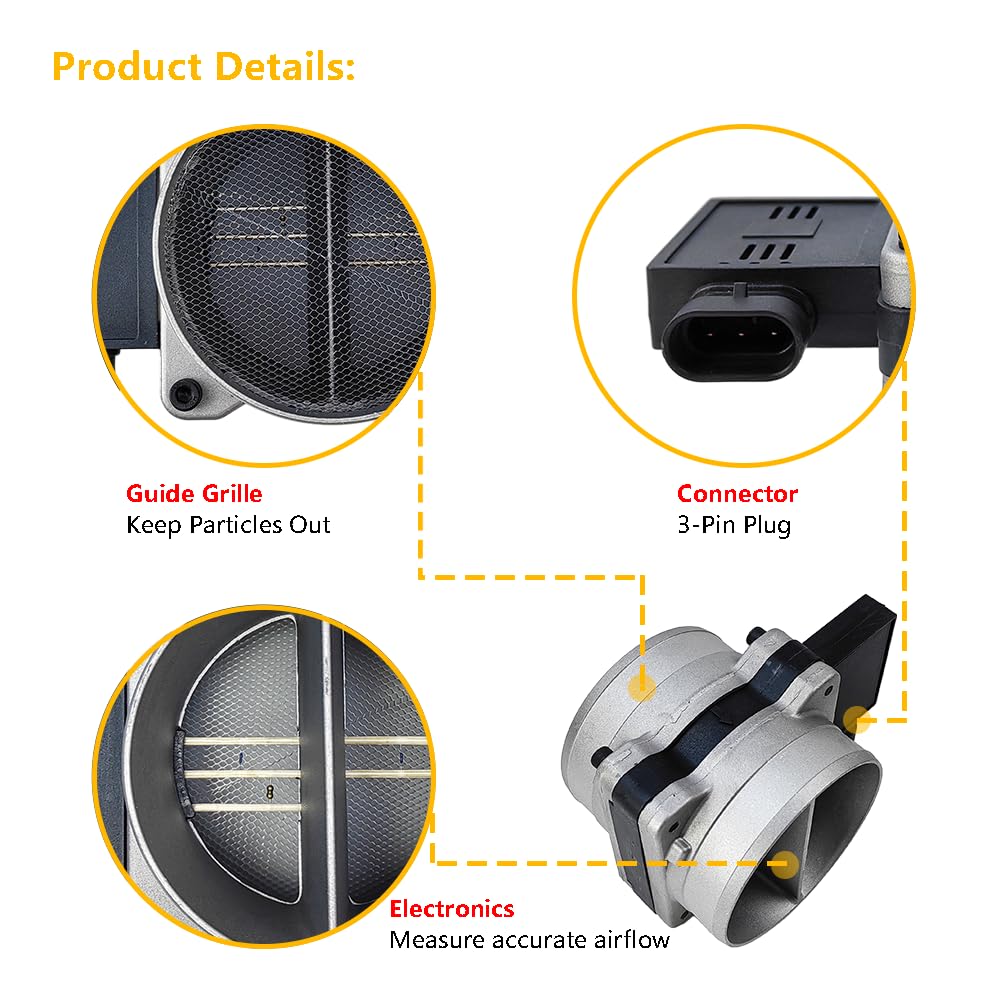 Mass Air Flow Sensor Meter MAF For 2014-2019 Chevrolet Silverado 1500 Impala GMC - Foto 4