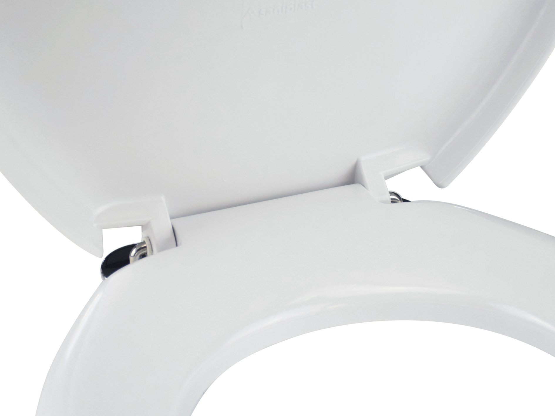 Saniplast Tango Sedile WC, Resina Termoindurente, Bianco, 45x35.1x5.2 cm