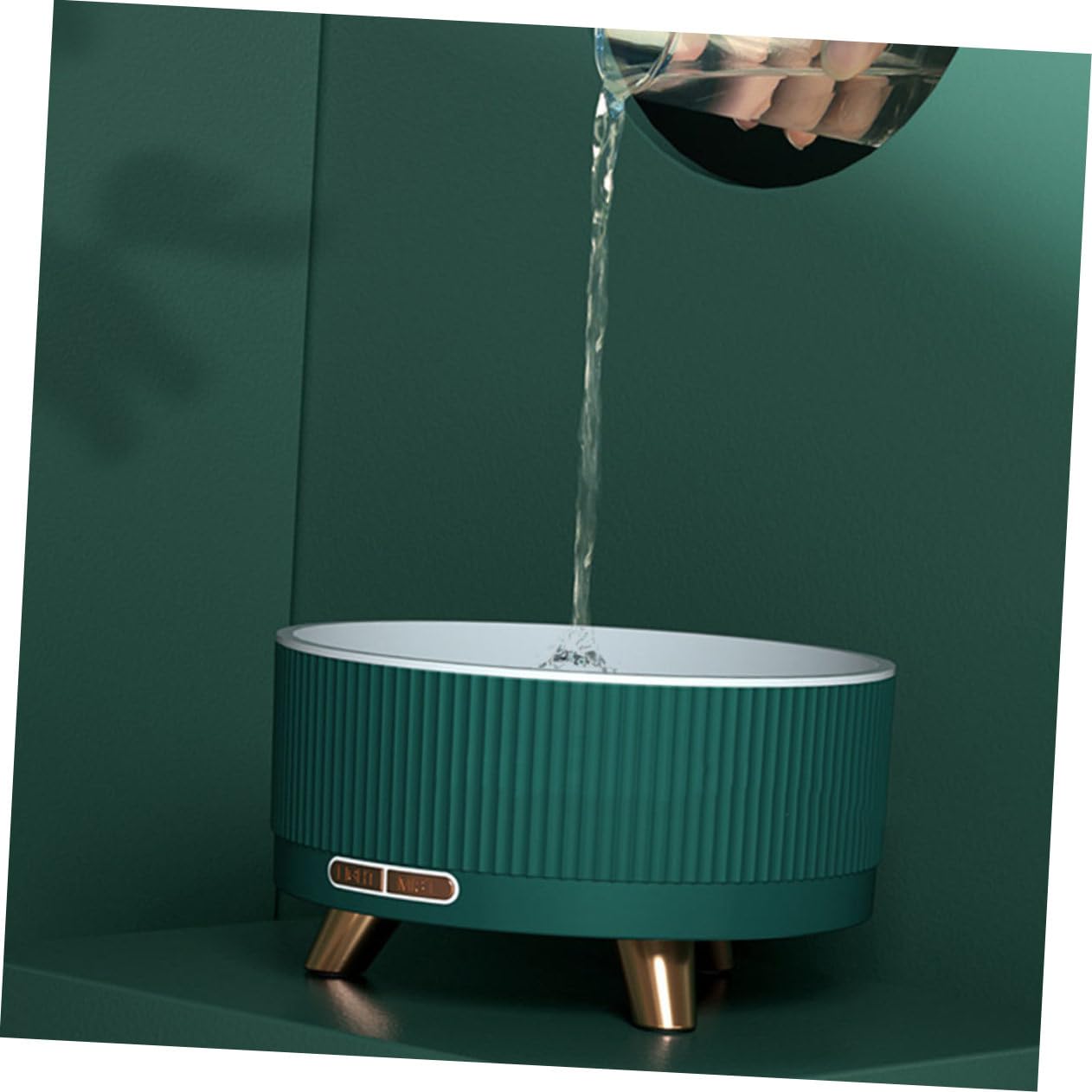 GARVALON 1kawałek Nawilżacz Powietrza z Dyfuzorem Olejków Eterycznych Cichy Inteligentny Nawilżacz Do Domu i Biura Elegancki Design Idealny