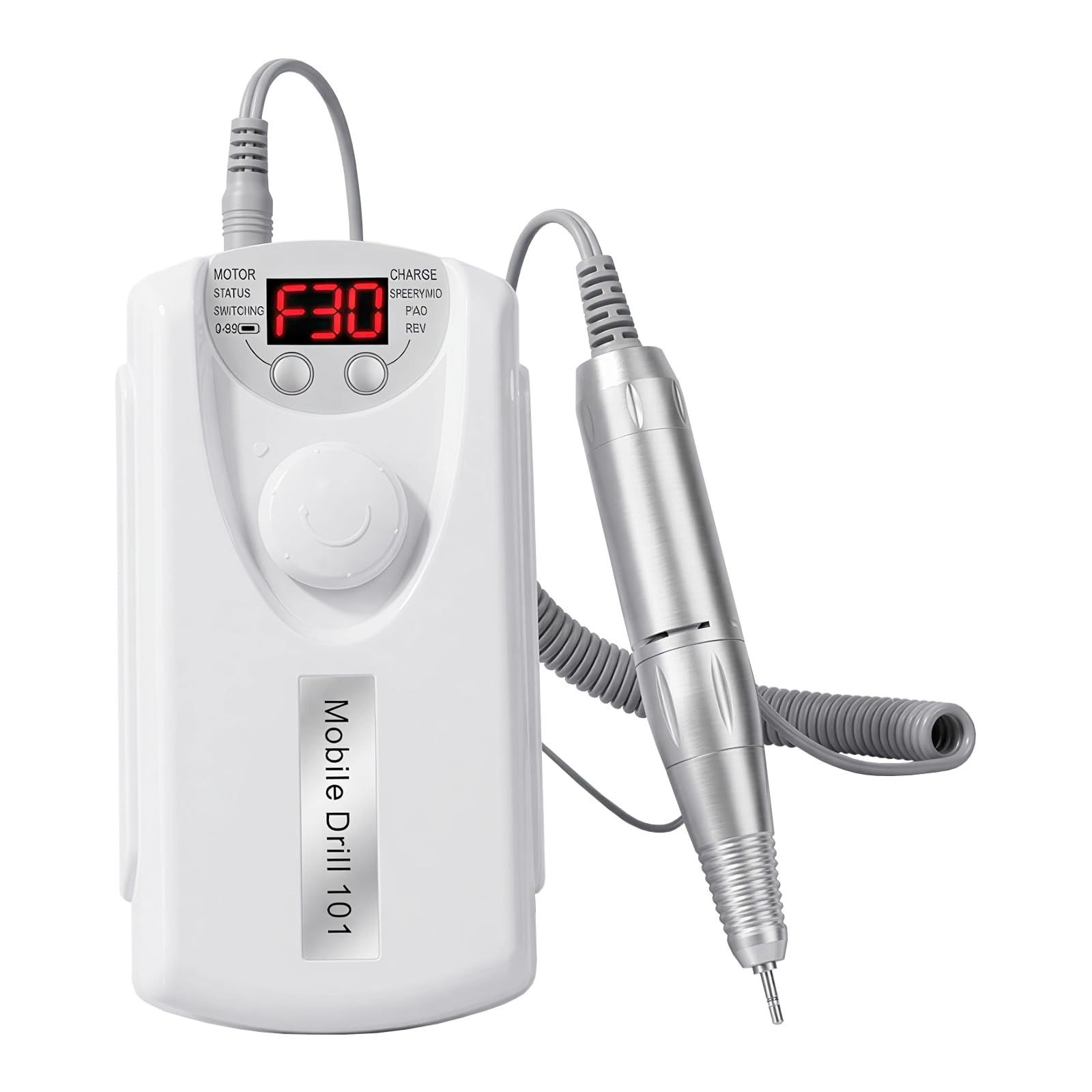 Fresa elettrica per unghie con 6 inserti a batteria