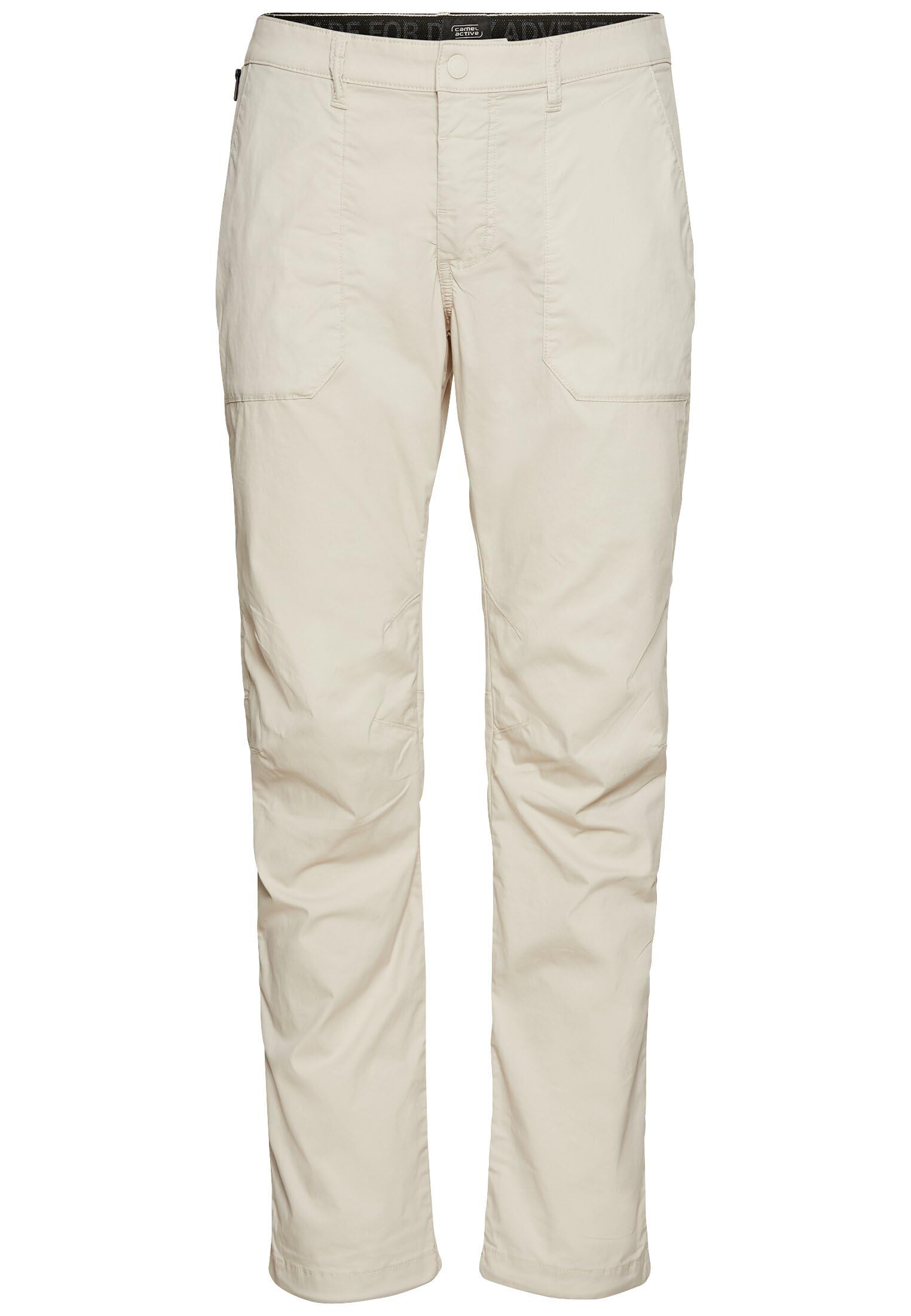 camel active Men's Lightweight Chino in Relaxed Fit, Beige, 32 W/34 L
