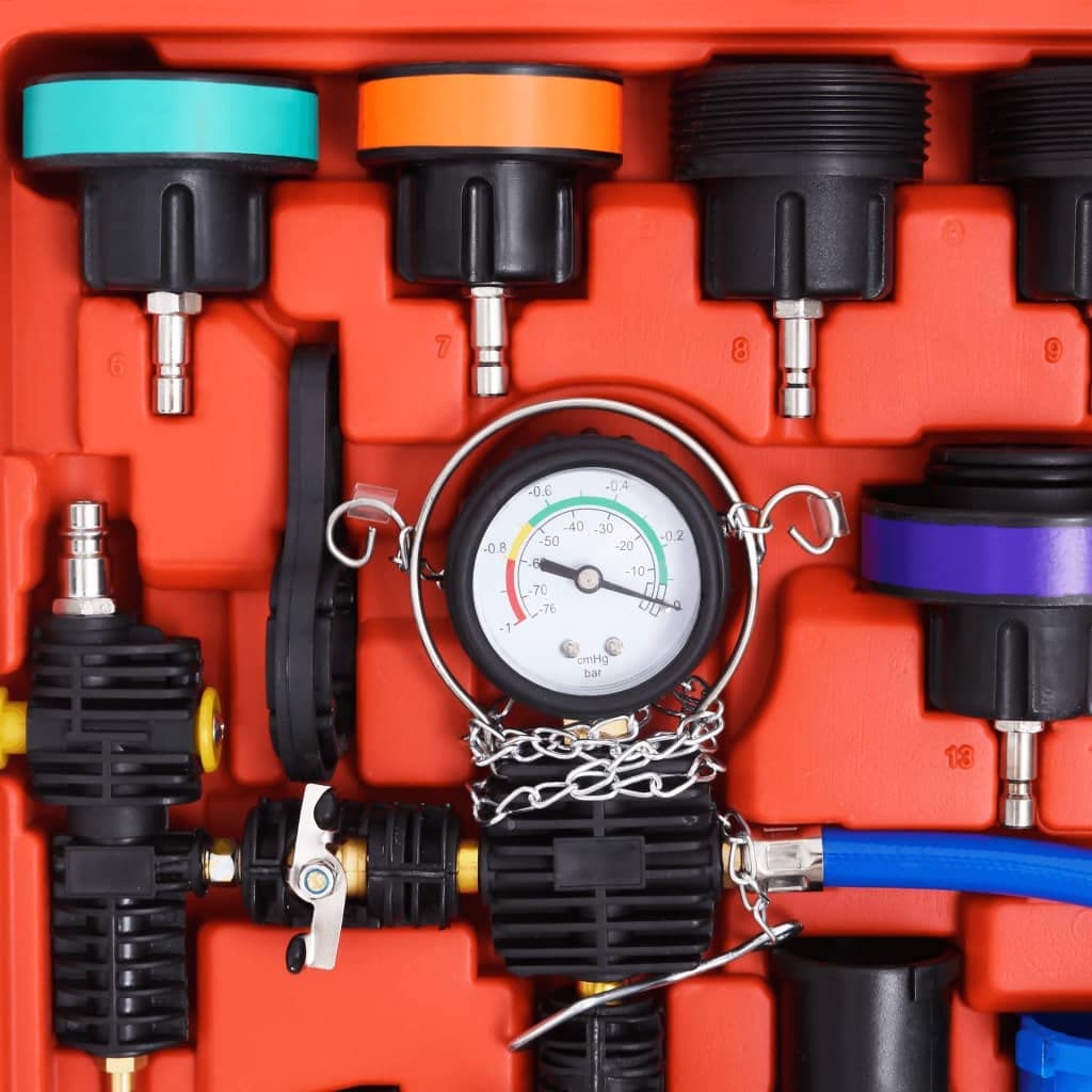 vidaXL Kit Tester Pressione del Radiatore 28 pz