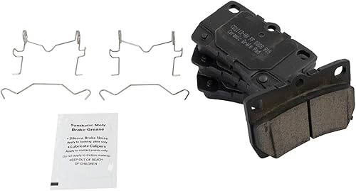 Miniatura 4 de TRQ Kit de rotor de freno y pastillas de cerámica delantera y trasera con productos químicos compatibles con Lexus IS250 GS300