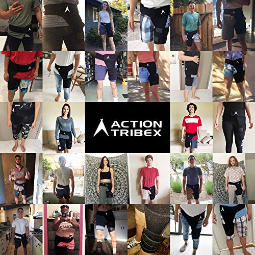 Atx Compression Wrap - Hip And Groin Support - Sciatica Nerve Pain Relief - Brace For Pulled Muscles - Hamstring Thigh Quadriceps Arthritis Joints - Si Belt Men And Women - Up To 32" Waist #TOP5