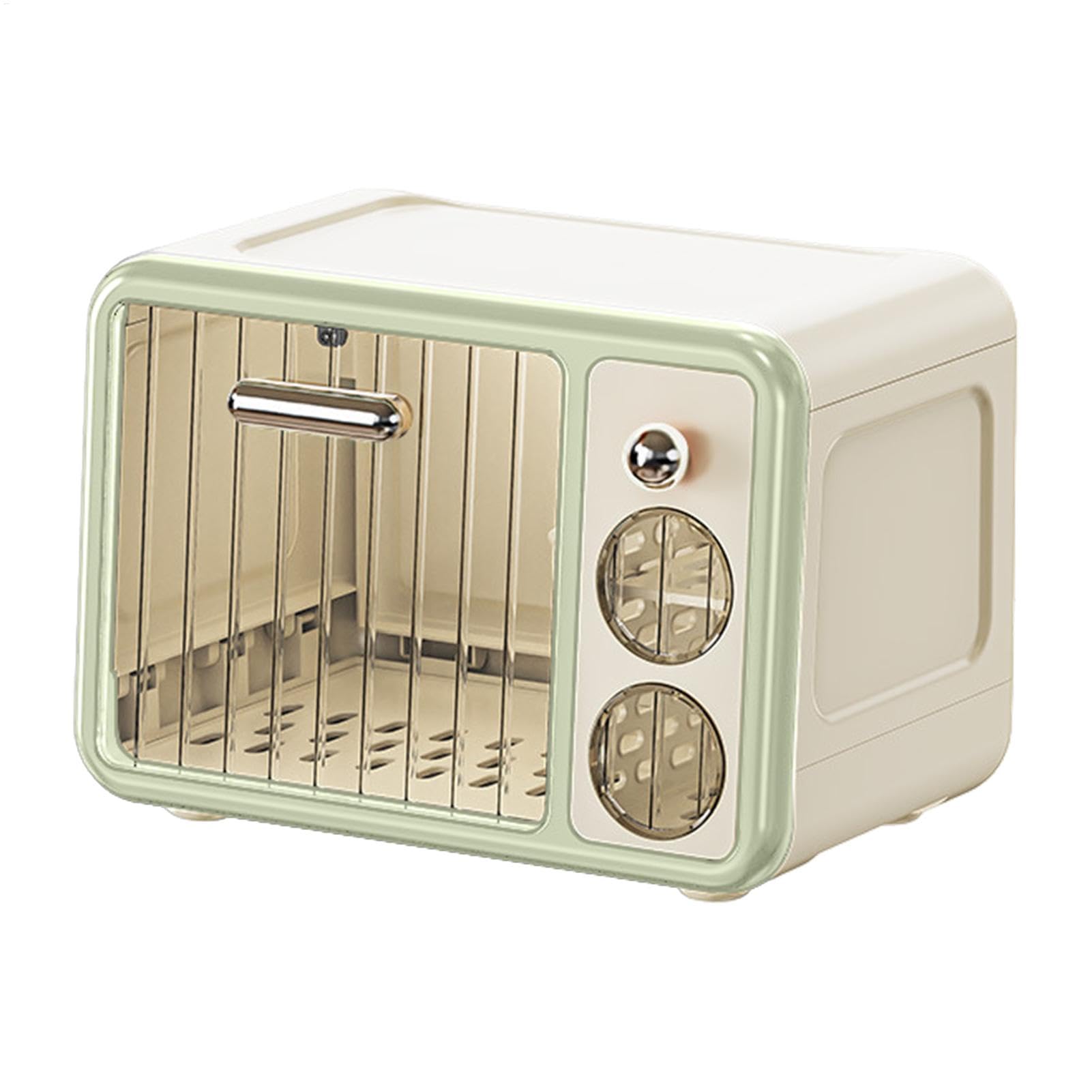 Boîte de rangement pliable pour biberon, support de biberon anti-poussière | organiseur de cuisine pour séchage de biberons, design peu encombrant, 37 x 25 x 26 cm