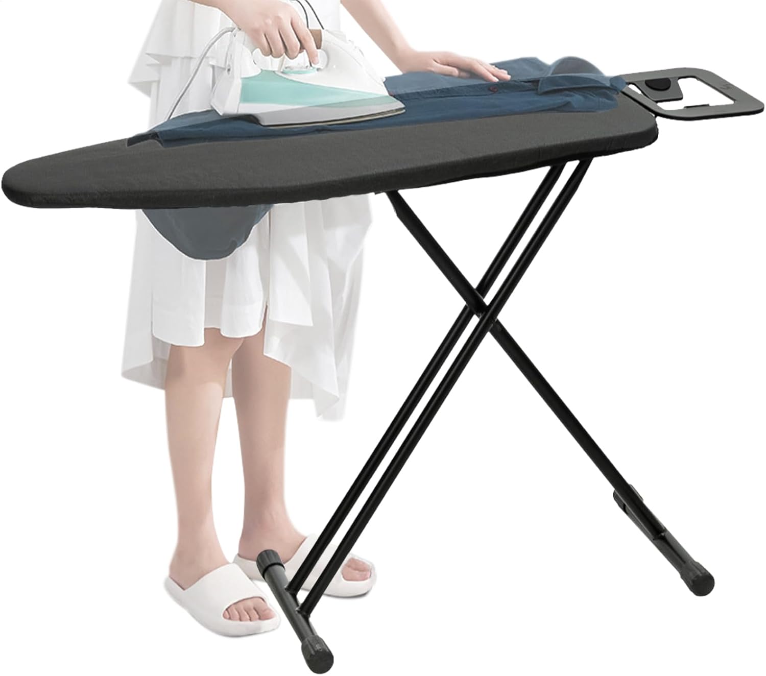 卓上アイロンボード,収納便利 省スペース パッド/スリーブ/毛布対応 - コンパクト設計 旅行用 収納スペースに アパート シャツ 