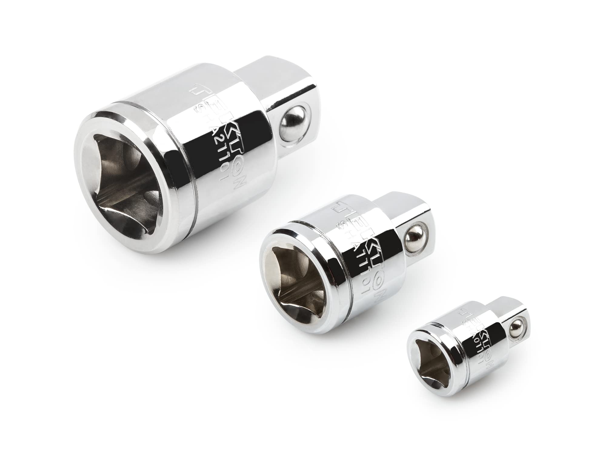 Reach Tight Spots Effortlessly: TEKTON 1/4, 3/8, 1/2 Inch Drive Mini Extension Set (3-Piece) for Precision Access