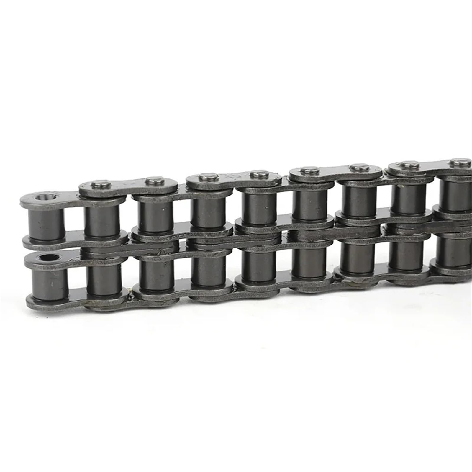 Rollenkette Aus Kohlenstoffstahl 10B-2 Kurze Teilung, zweireihig, Rollenkette, 15,875 mm, Länge 1,5 Meter, 45# Stahl-Industriegetriebe-Antriebsketten(10B-2(1.5M))