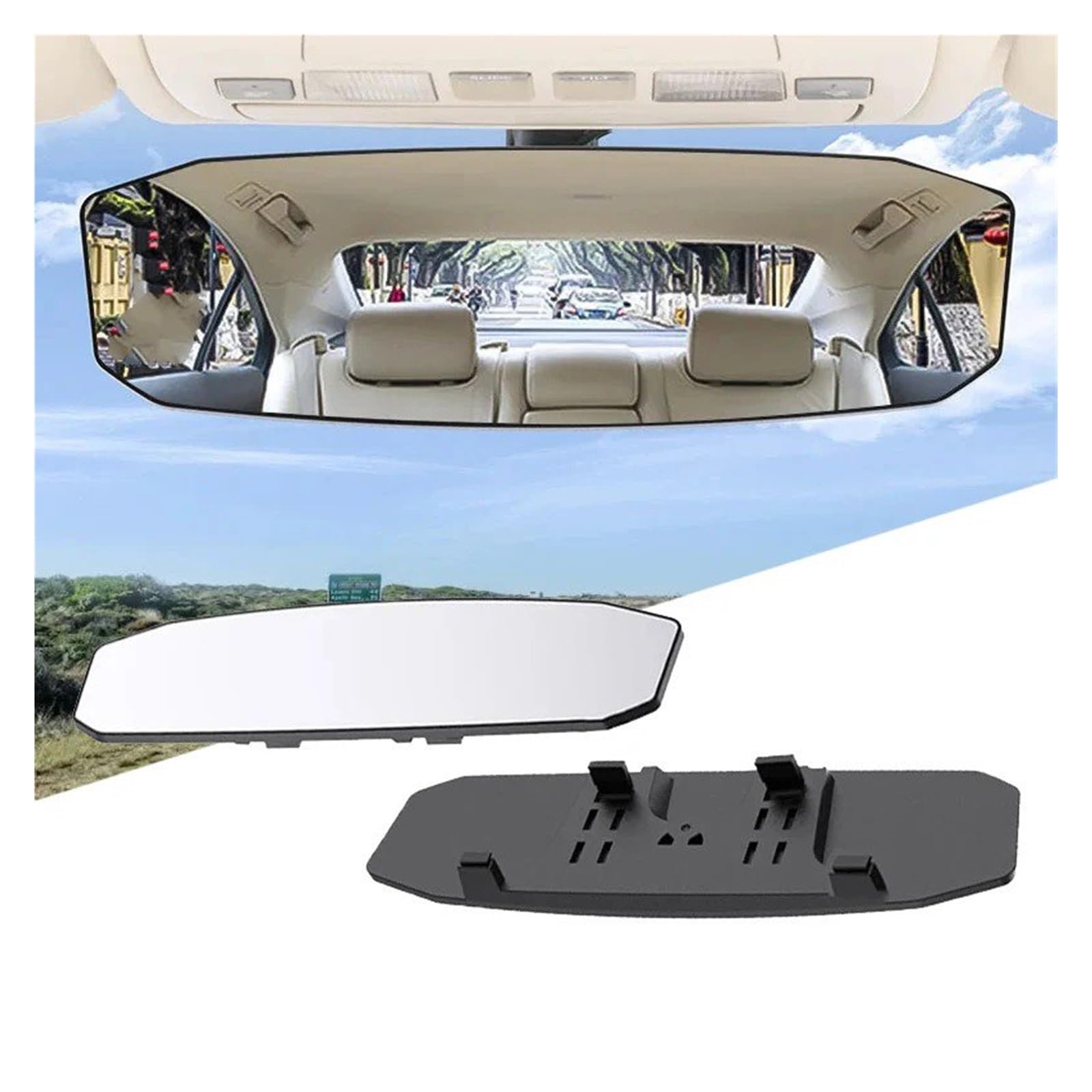 Rétroviseurs bébé pour Voiture, rétroviseur intérieur Grand Angle Convexe, Anti-éblouissement, Vision Large, Moniteur auxiliaire
