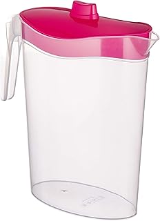Metaltex 736125 Cruche en plastique pour porte de réfrigérateur 2,5 l - Modèle aléatoire