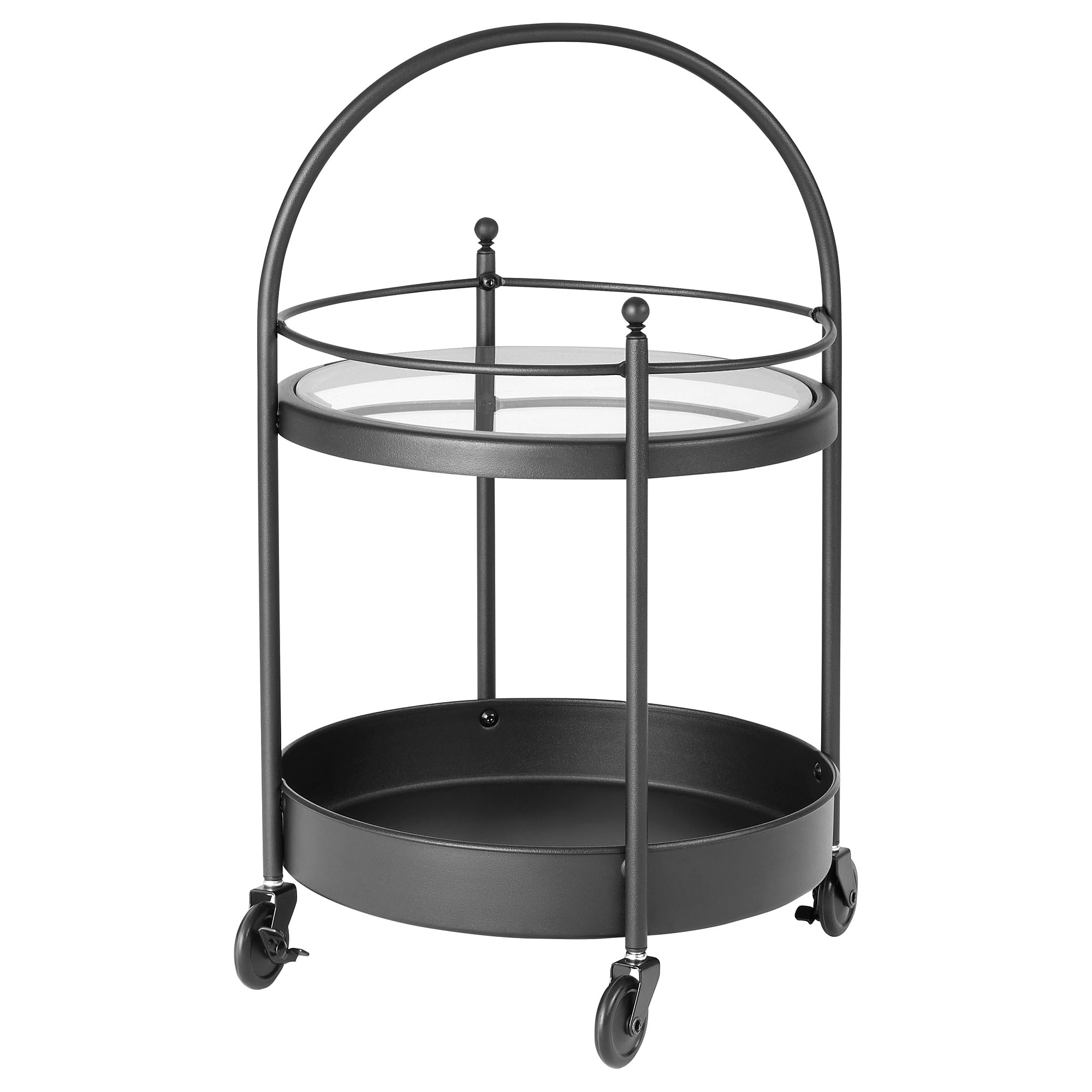 Chariot à roulettes ProTuning Frösjön meuble rangement noir compact