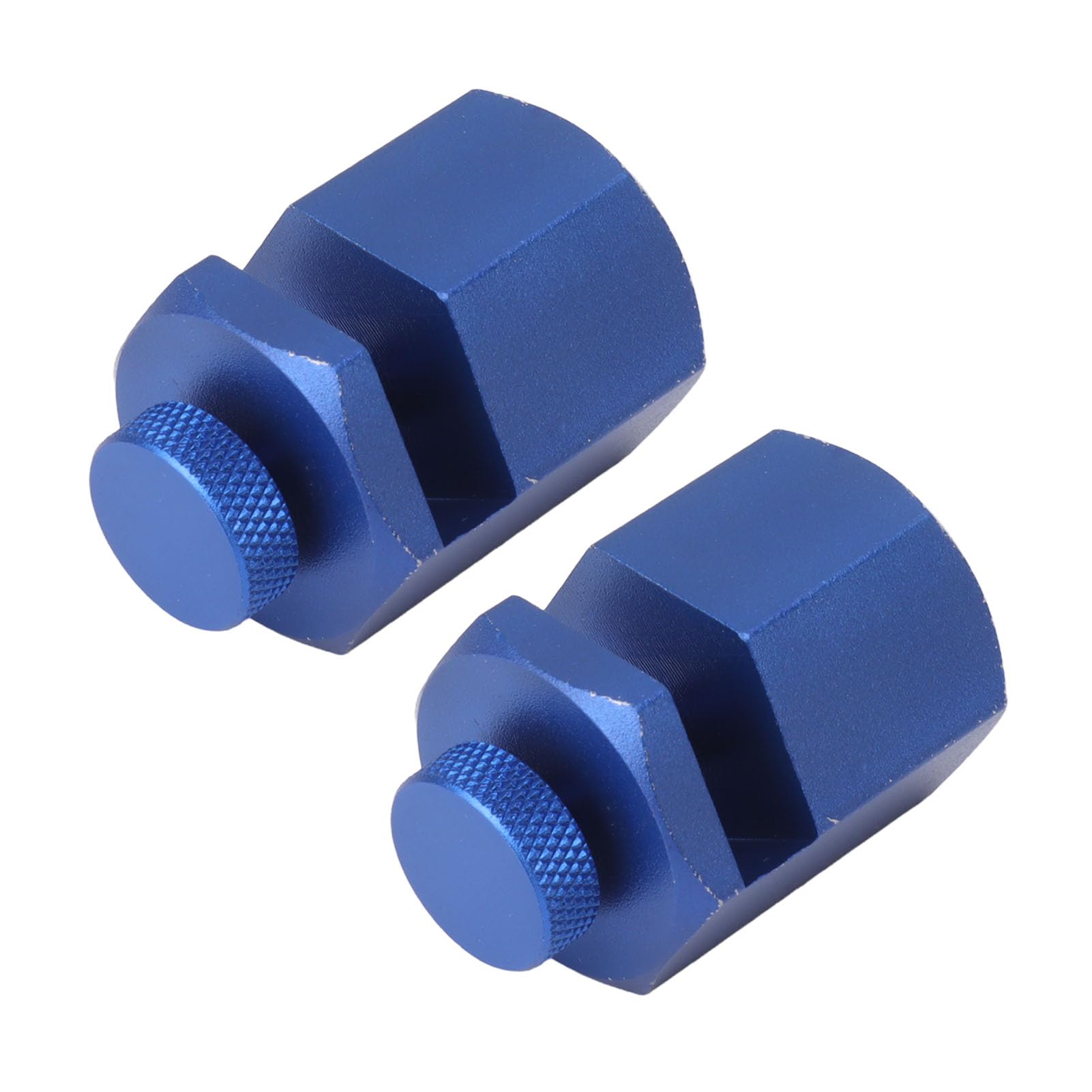 Stair Gauges Knobs Aluminium Alloy Stringer Layout Tool for Framing Square Carpentry Rafter Ideal Replacement (Blue)