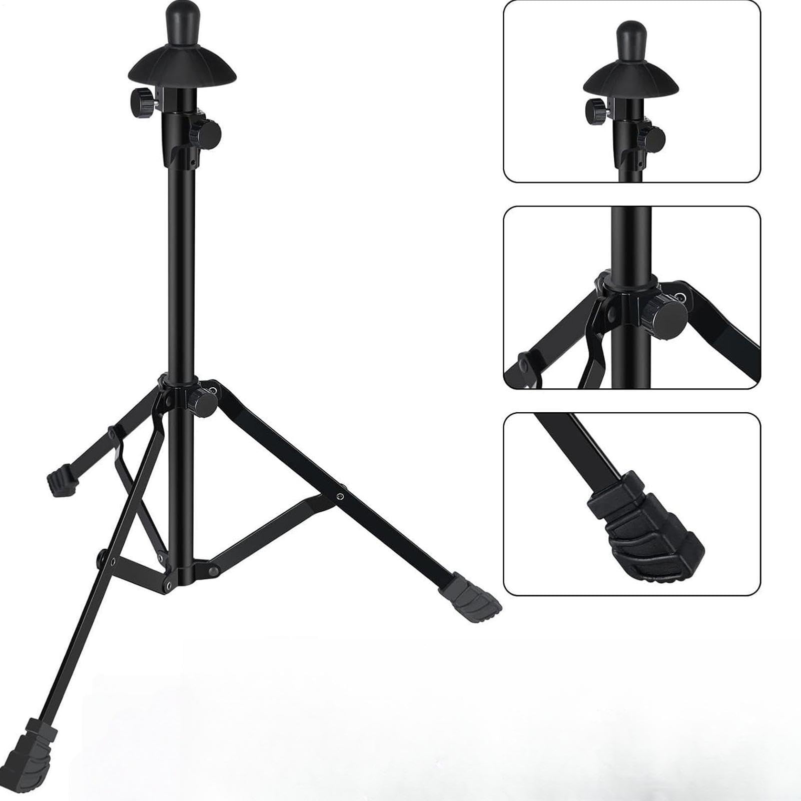 Posaunenhalter Instrumenten Ständer | Zubehör für Musikinstrumente mit Dreiecksdesign und Höhenverstellung für Livestreaming Aufnahmestudio Konzerte Proben Schule
