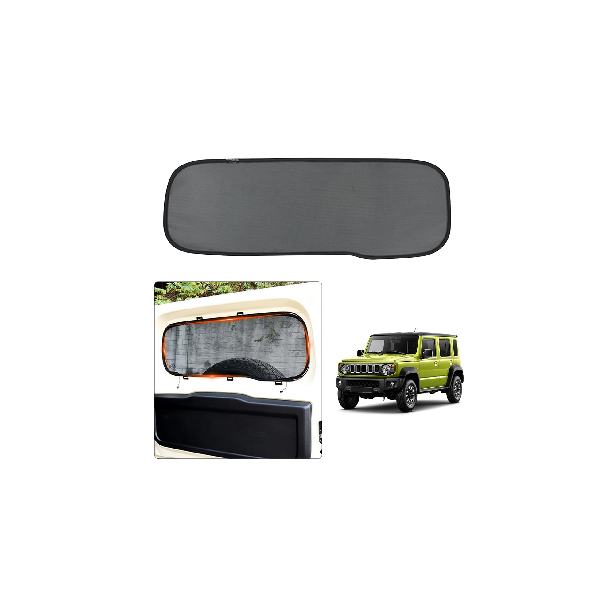 Amazon | Maplewoodcar ジムニーノマド サンシェード メッシュカーテン