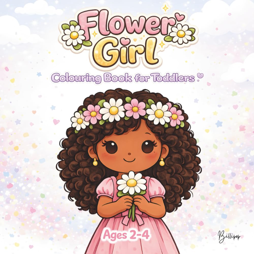 My First Flower Girl Colouring Book for Toddlers: A Gentle Wedding Activity Book for Ages 2–4 (Wedding fun for Toddlers)