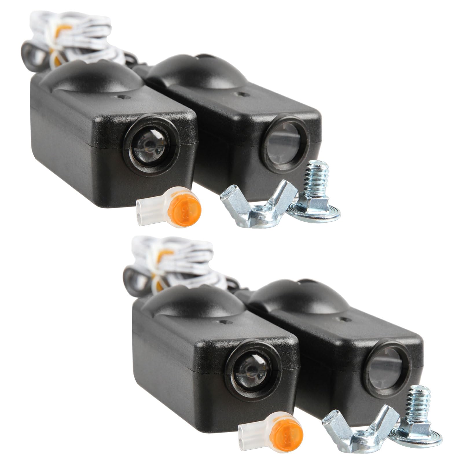 2 Garage Safety Sensors for Lifmaster Sears Chamberlain 41A5034 w/Brackets