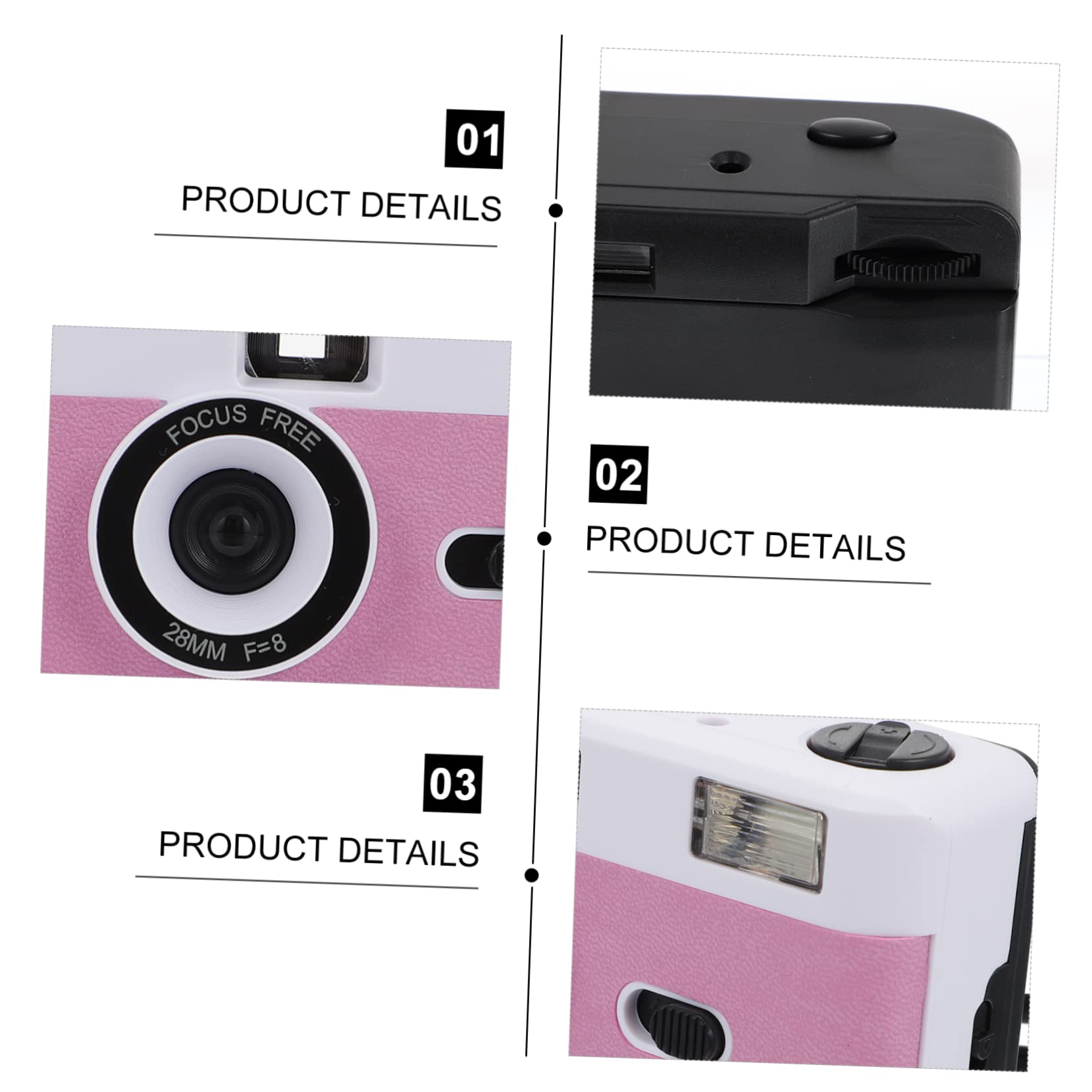 Amazon | Gatuida シーリユース可能なフィルムカメラ 製 フラッシュ