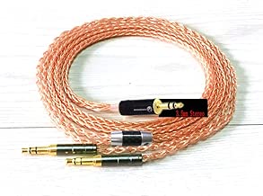 Haldaneaudio 3.5mm Stereo 8 Cores 7N OCC Single Crystal Copper Headphone Upgrade Cable for Meze 99 Classics/t1 t5p/D600 D7100 Headphones (1.2m) - coolthings.us