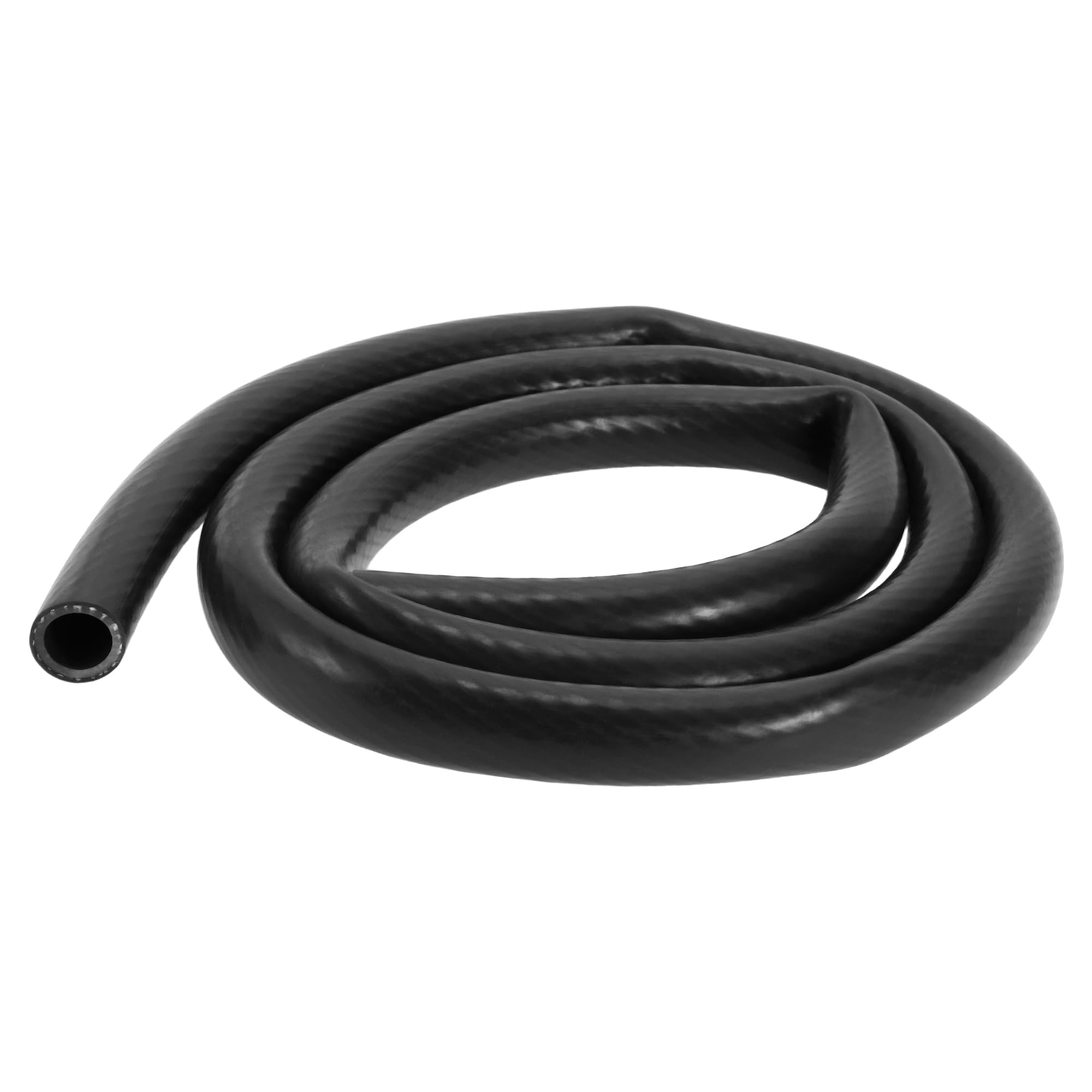 Tubo in Silicone per Aspirazione Automobilistica Linea di Aspirazione ad Alta Temperatura 4.9Ft 9/16" 14mm ID 3mm Spessore 1 Pezzo Nero 130PSI Pressione Massima