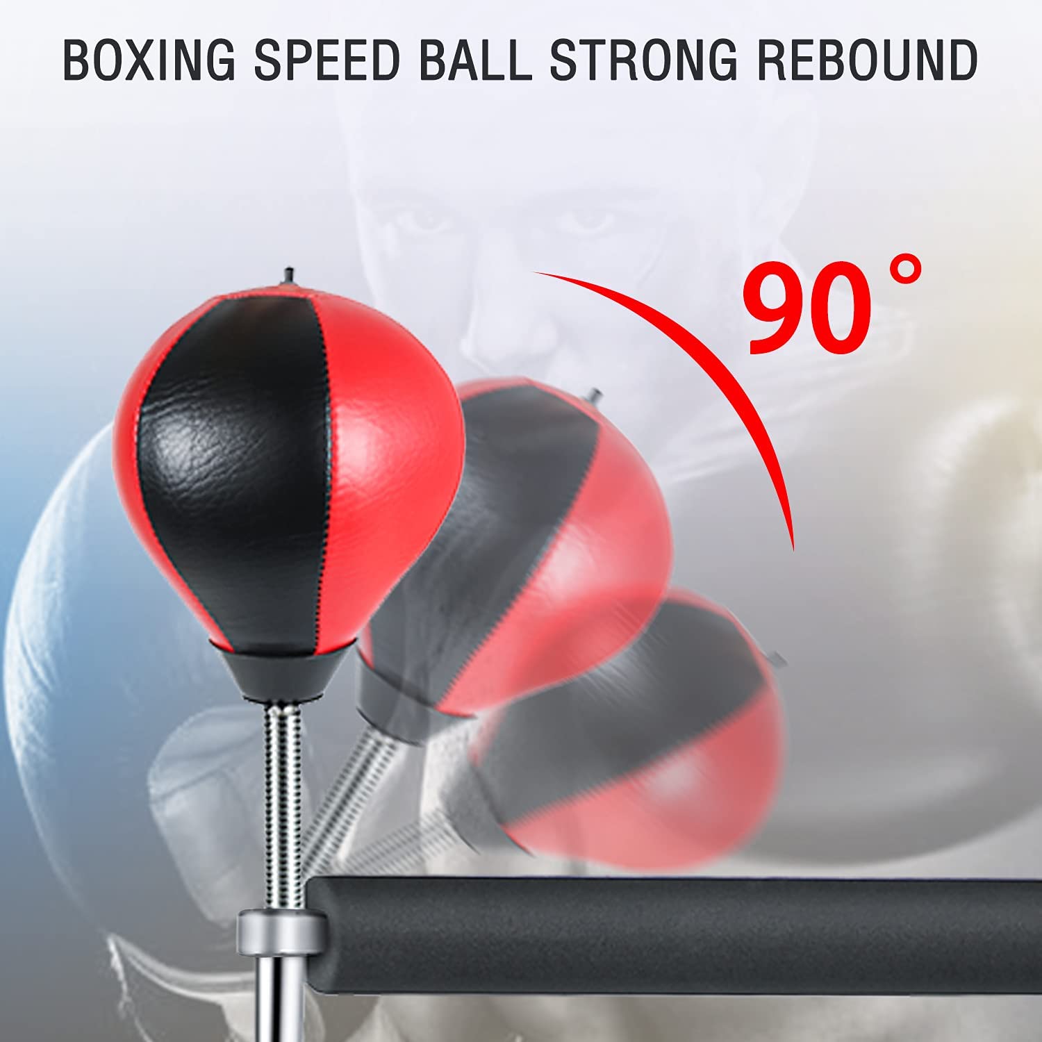 Veocore Boxing Spinning Bar, Free Standing Reflex Punching Ball, Height