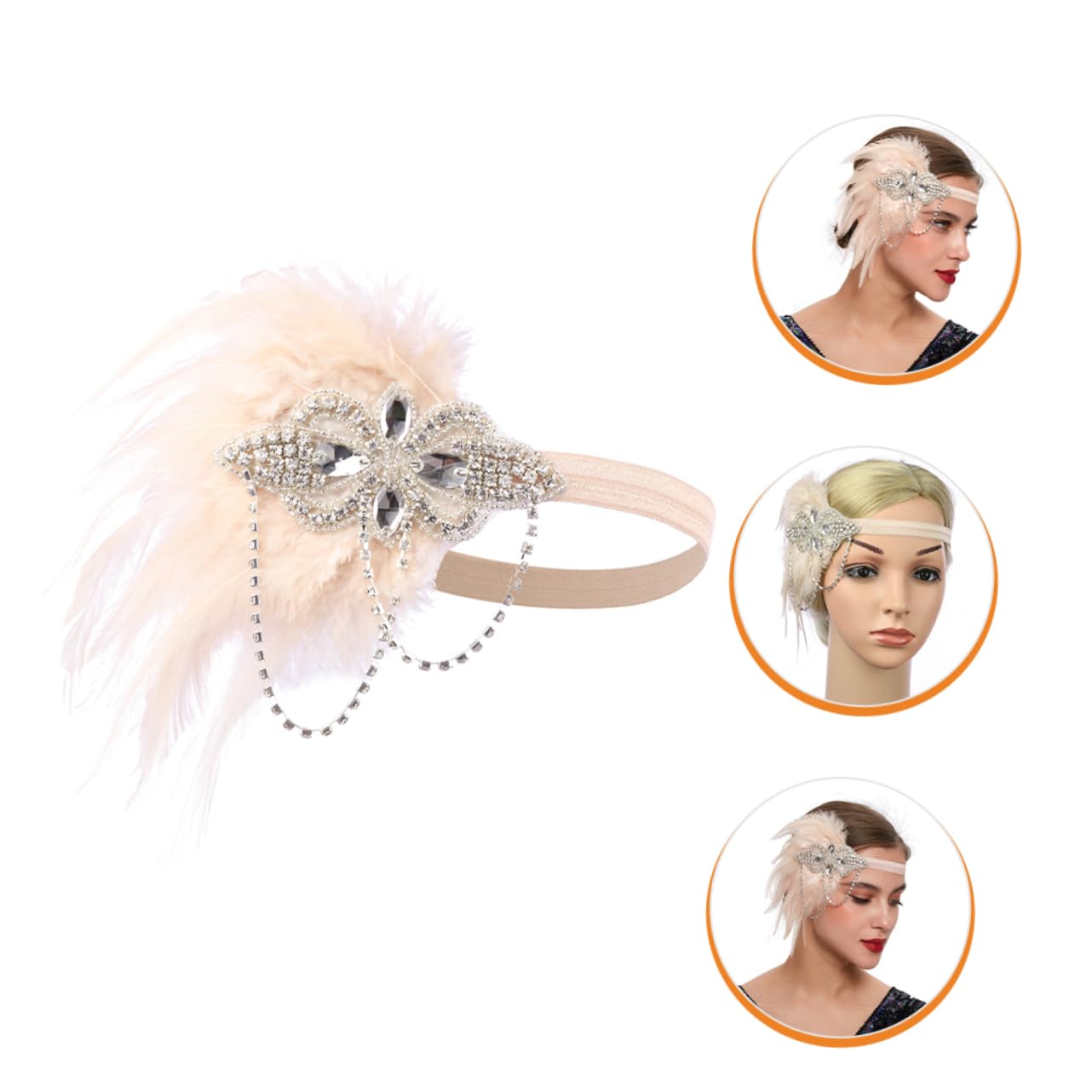 LIFKOME 5 Diademas De Los Años 20 Tocado De Novia De Los Años 20 Pinzas Para El Pelo Doradas Joyería Para El Pelo De Los 20 Accesorios Para Mujer Tocado Diademas De