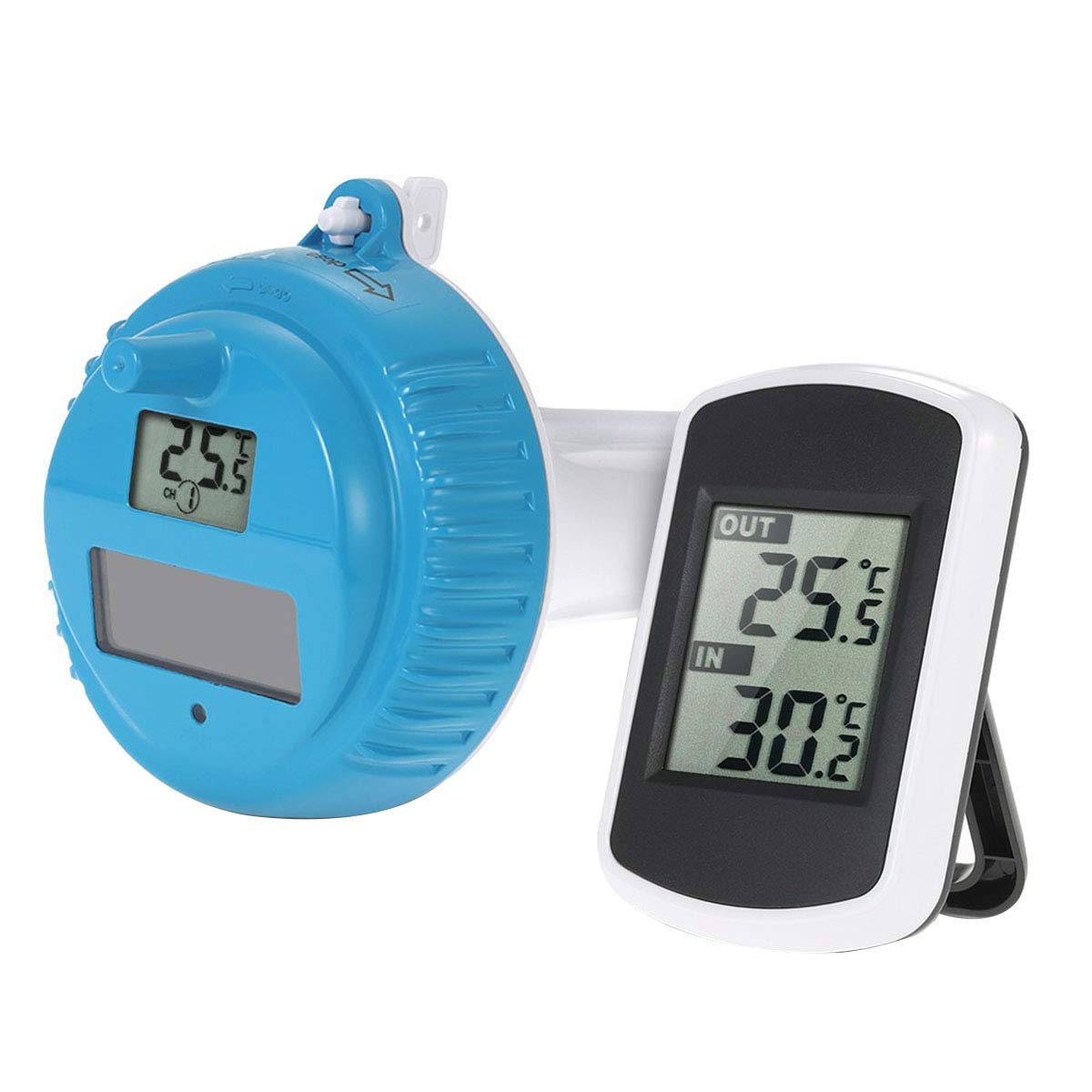 Termometro Galleggiante per Piscina Wireless Resistente all con Display Temperatura e Adatto per Piscine e Spa