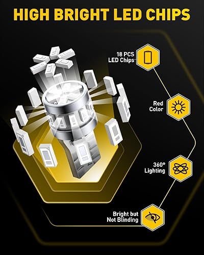 Miniatura 36 de AUXITO 912 921 luz LED de marcha atrás de 1000 lumen de alta potencia 2835 15-SMD, muy brillante y libre de error T15 906 W16W, 6000 K, luz blanca