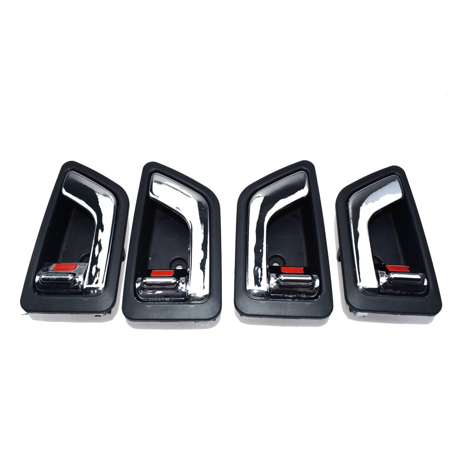 Nhsijpo Automotive Interior Door Handle for Inokom for Getz (Malaysia) Left/Right Chrome Interior Inside Door Handle 82610-1C000 82620-1C000(4pc Kit)