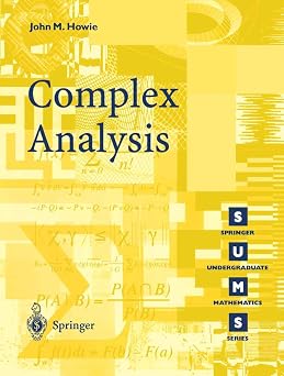 Complex Analysis Springer Undergraduate Mathematics Series Volume 0