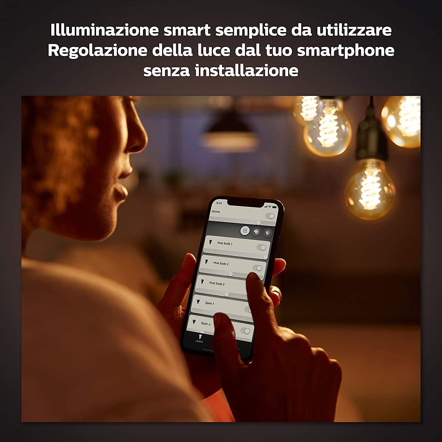 Philips Hue Lampadina candela E14, Confezione da 2 | Smart LED, Smart Home, Luce bianca da calda a fredda, Compatibile con Alexa e Apple Home, Controllo via app e bluetooth