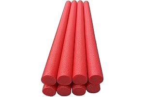 Pack of Green Noodles: 2 Inches Wide by 35 Inches Long (8 Foam Noodles)