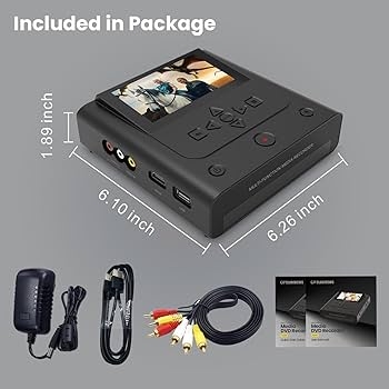 Amazon.com: VHS to DVD Recorder, VCR to DVD Recorder-Convert