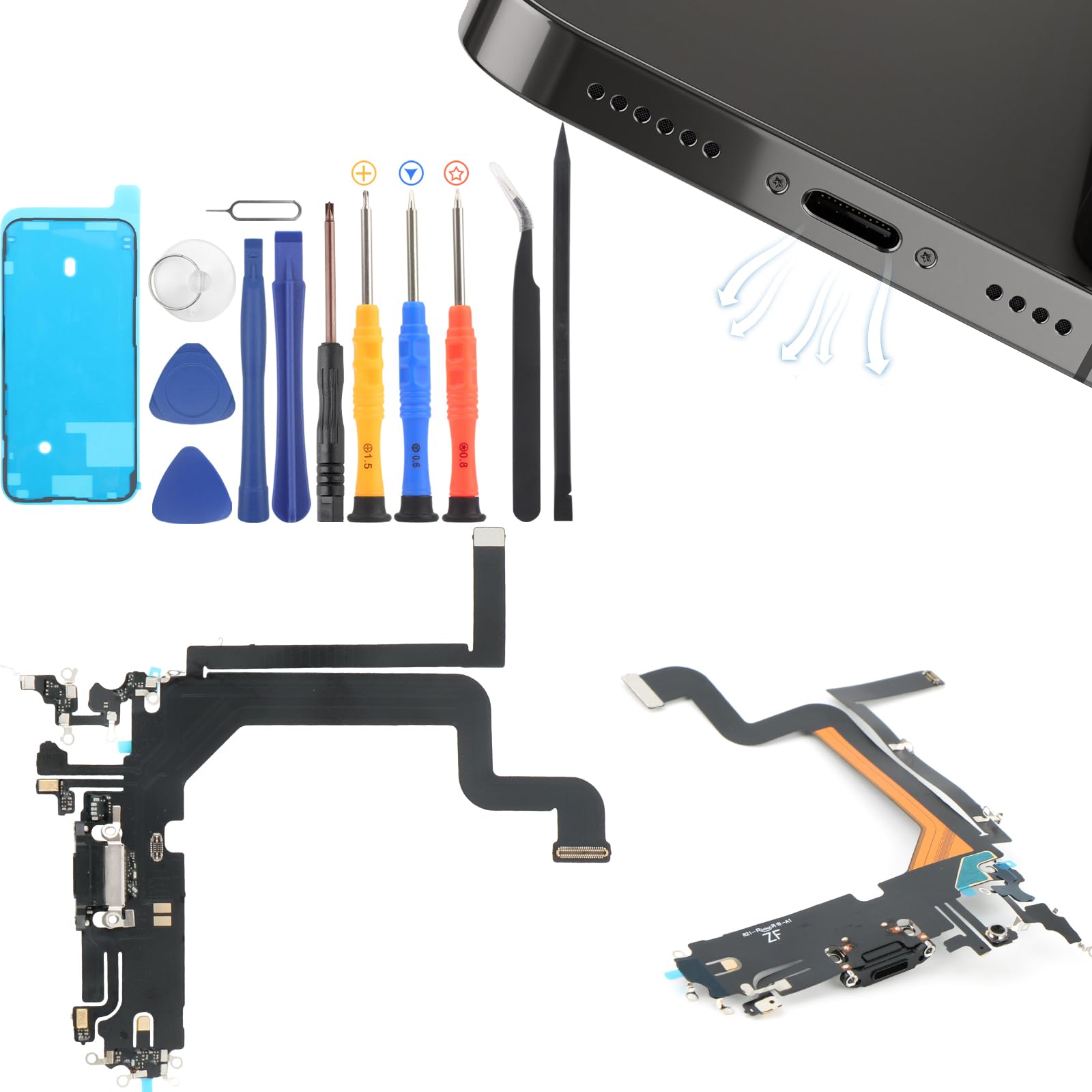 Amazon | iPhone 14 Pro Max用ドックコネクター 充電ポートフレックス