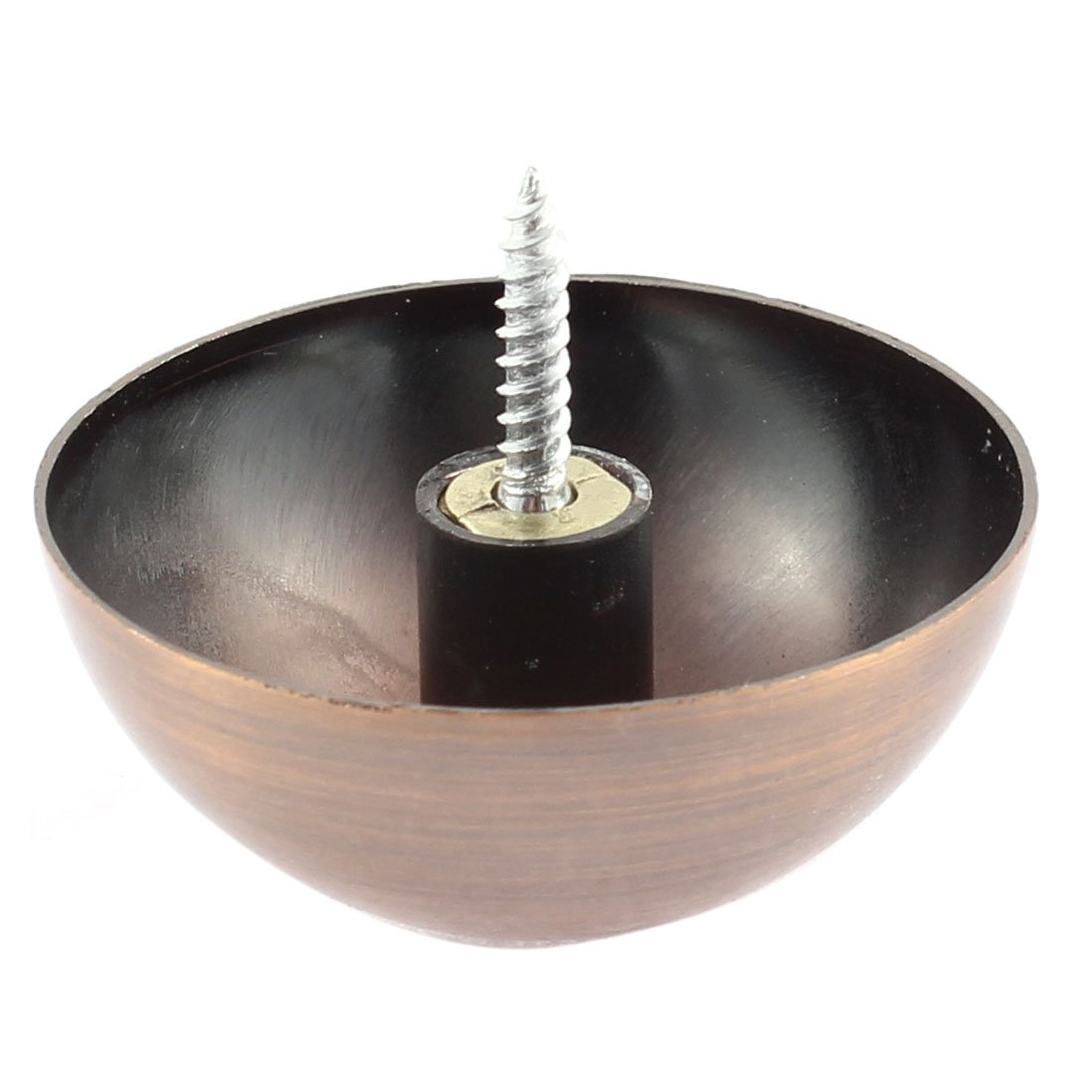 Aexit Advertisement 46mm Quality Parts Diameter Semicircle Glass Mirror Screw Type Nail Decor 2pcs Model:92as589qo298