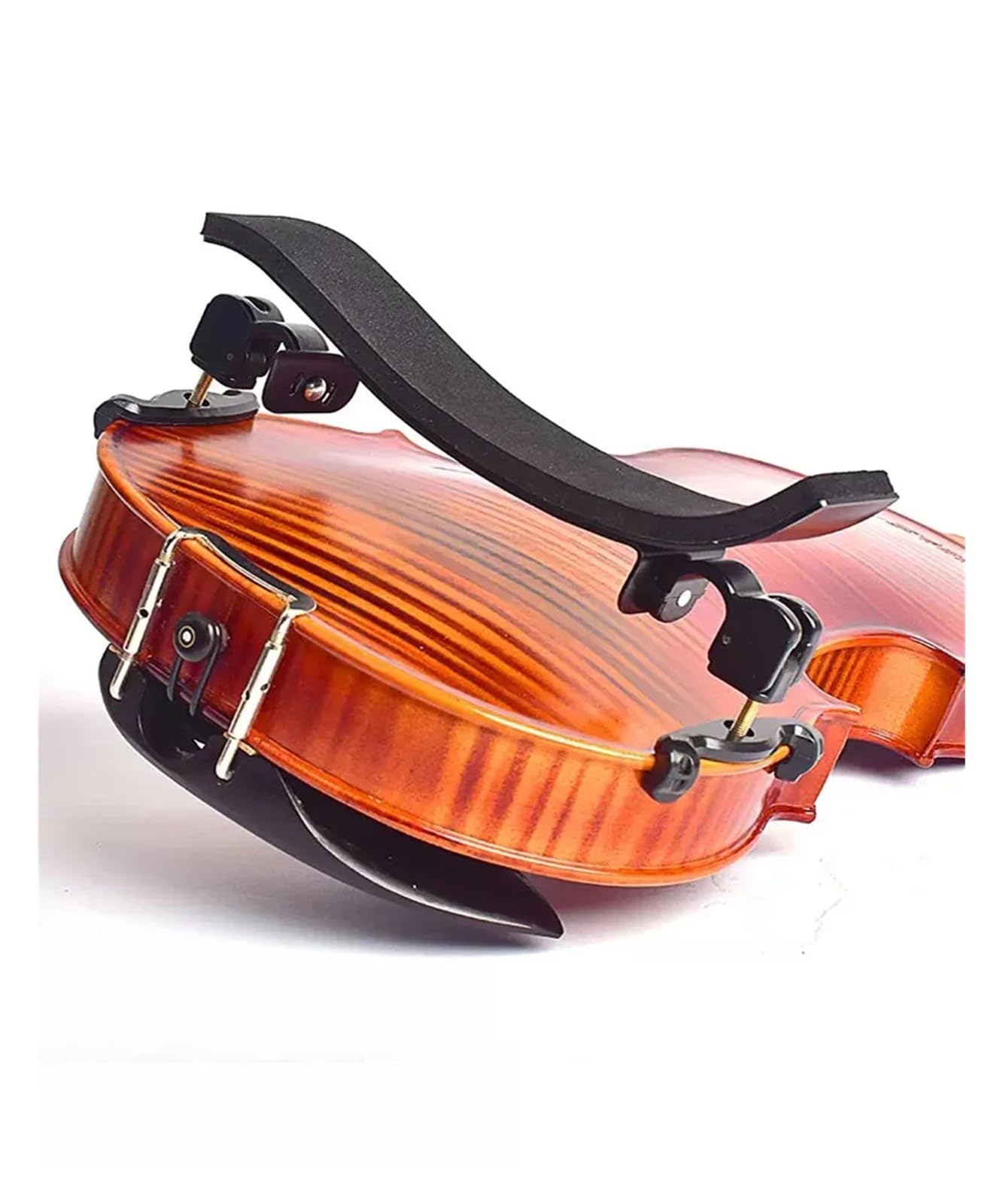 Soporte de hombro de aleación de titanio for violín, correa ajustable de ángulo grande, almohadilla 4/4-3/4 1/2 1/4-1/8(1 4 1 8 adjustable)