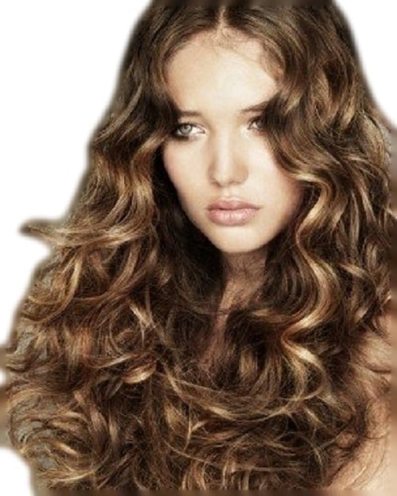 (NUOVO) EXTENSION PER CAPELLI CON CLIP CASTANO DORATO CON RIFLESSI RAME