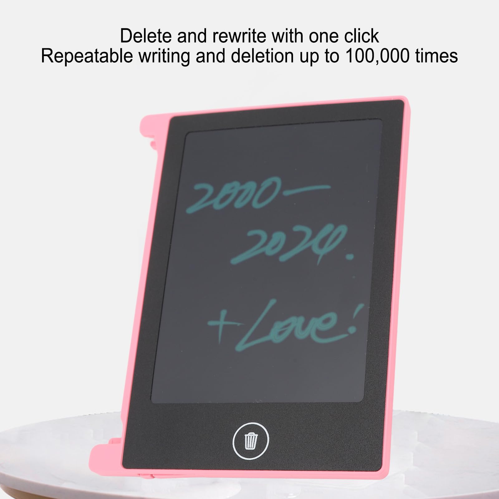LCD Writing Tablet, 4.5 Inch Erasable Drawing Doodle Board with Lock and Pressure Sensing Function, Electronic Drawing Writing Pad for Learning and Education — view 3