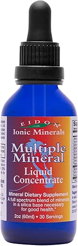 Eidon - Suplemento de minerales múltiples minerales para agua vitaminas líquidas totalmente naturales biodisponible iónico vegano sin gluten sin