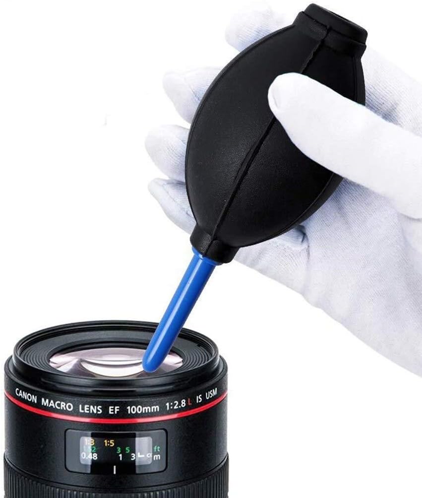 3IN1 Camera Cleaning Kit Suit Dust Cleaner Brush Air Blower Wipes Clean Cloth kit for Gopro for Canon Nikon Camcorder VCR
