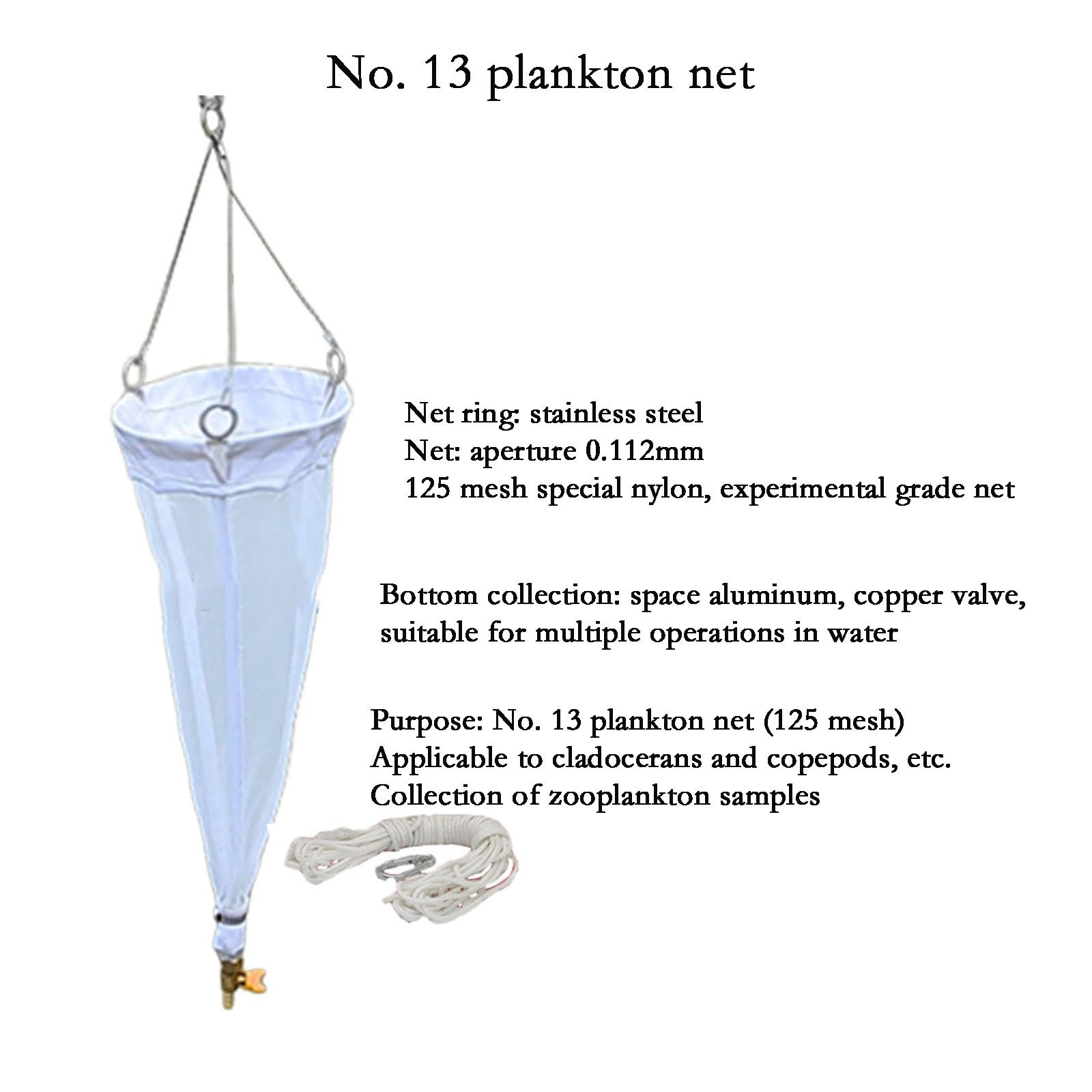 Plankton Siatka, siatka z drobnej siatki do akwarium - kolekcja planktonu i fitoplanktonu, idealna dla pierwotniaków, jaj artemy i rotiferów - idealna dla entuzjastów akwarium
