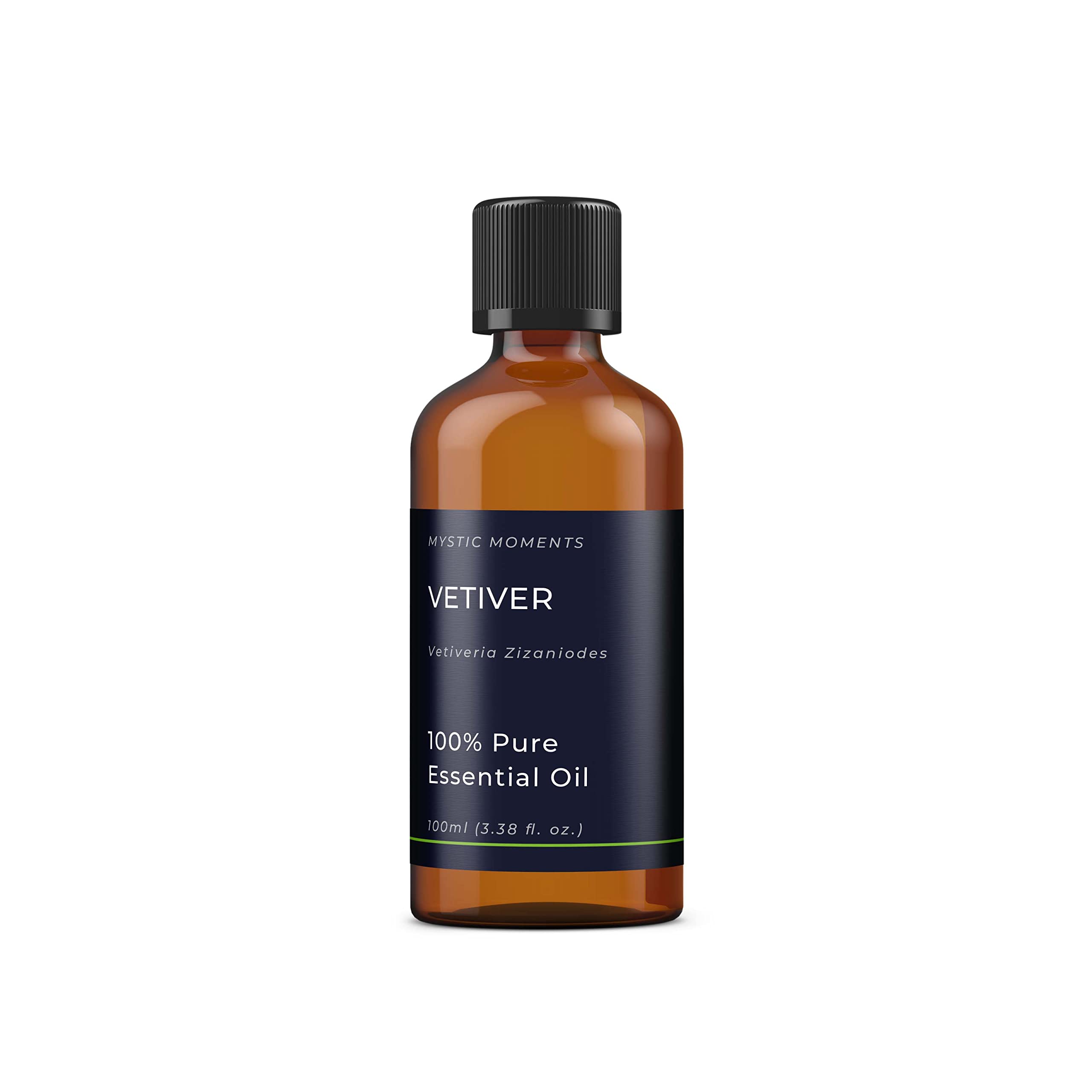 Mystic Moments | Huile essentielle de Vétiver | 100ml | Vetiveria zizanoides apporte aux diffuseurs, aux mélanges d'huiles et aux formulations parfumées un arôme deep terreux.
