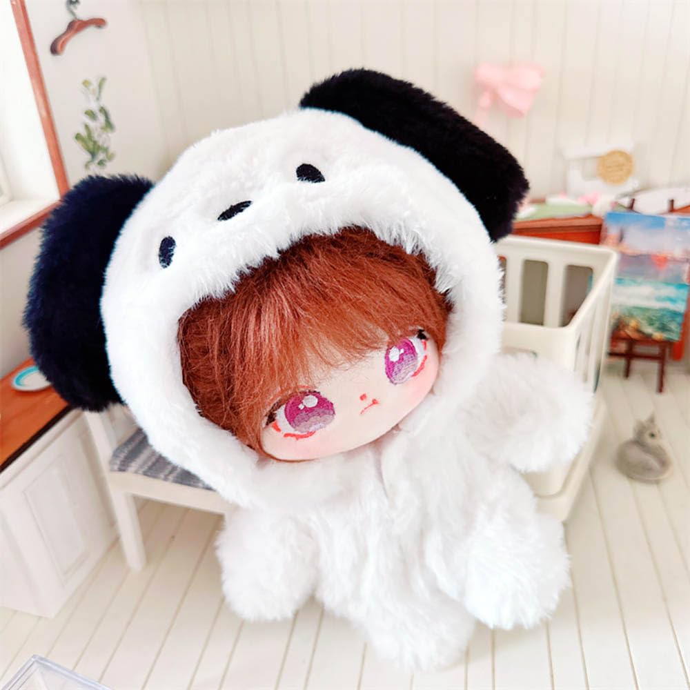 Taille 20.3 Cm Niannyyhouse Vêtements De Poupée En Peluche De 20 Cm Pour Chiot Body Blanc 20,3 Cm En Peluche Douce Accessoires De Déguisement Vetement Pour Kiki